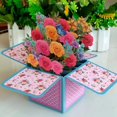 thumbnail image 4 of Tarjeta de flores Pop-Up Floral 3D tarjeta de felicitación para cumpleaños regalo del Día de la madre graduación aniversario de boda Tarjeta de bendición, 4 of 4