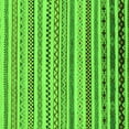 thumbnail image 1 of Ahgly Company Indoor Square Abstract Green Modern Area Rugs, 7' Square, 1 of 4