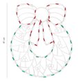 thumbnail image 2 of Holiday Time Wreath Silhouette, 2 of 4