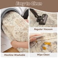 thumbnail image 6 of FEELHOME 4'x6' Area Rug Machine Washable Soft Vintage Distressed Non Slip Carpet for Living Room Bedroom Dining Room Taupe, 6 of 6