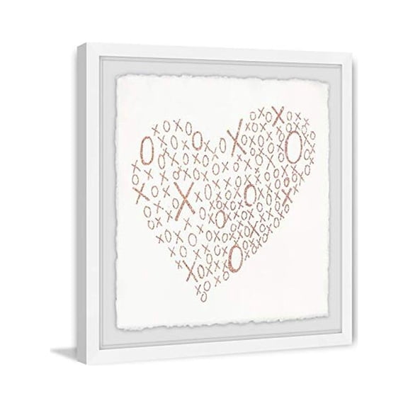 Marmont Hill XO LOVE Framed Painting Print