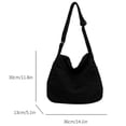 thumbnail image 4 of Bolsos Cruzados Bolso de viaje para mujer a la moda, bolsos informales de lona, ​​bolsos de hombro portátiles para estudiantes Ehuebsd Para Estrenar, 4 of 4