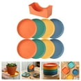 thumbnail image 4 of 1 Set Multipurpose Round Food Trays Desktop Bone Residue Dishes Small Dishes, 4 of 8