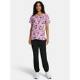 thumbnail image 4 of Dr. Seuss Cat in the Hat Women's Graphic Scrub Top, Sizes S-3XL, 4 of 5