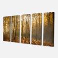 thumbnail image 2 of Forêt d'Automne Épaisse avec Brouillard - Impression sur Toile, 2 of 3