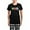 With Checker Pant, variant on CafePress - Peace Love Comics Women's Dark Pajamas - Women's Short Sleeve Print T-Shirt and Pants Dark Cotton Pajama Set