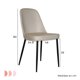 thumbnail image 3 of Set Sillas Mundo In Bohemia 2 Sillas Comedor Sala Moderna Gris Mundo In Bohemia, 3 of 8