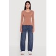 thumbnail image 3 of Women's Long Sleeve Scoop Neck Tee, 3 of 5