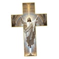 thumbnail image 4 of Cruz colgante de pared, decoración coleccionable para el hogar, adorno de pared Estilo A, 4 of 9