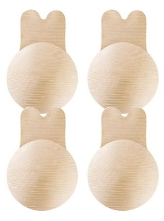 DODOING 2 Pack Invisible Silicone Breast Pads Lift Up Boob Nipple Cover  Tape Sticker Bra for Backless Dress with Nipple Covers 