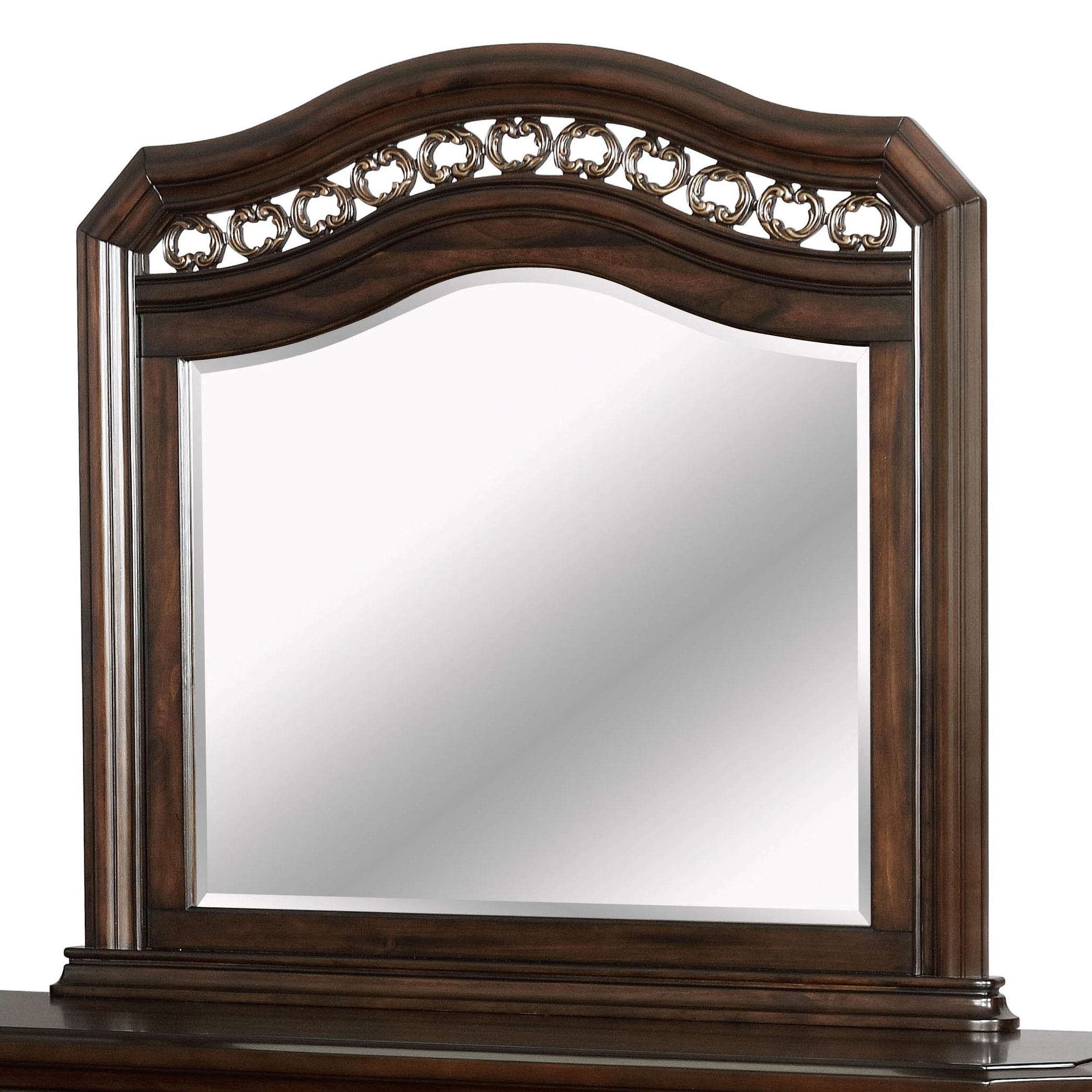 Furniture of America Petersen Traditional Dresser and Mirror