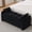 Black, variant on Hobooment Upholstered Benches for Indoors — 51" End of Bed Storage Bench with Two Pillows, 350LB Capacity, Hidden Storage Ottoman for Bedroom Entryway, Beige