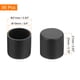 thumbnail image 2 of Uxcell 56Pcs Tapas de patas de silla, 19mm (3/4 pulgadas) sin marcas, tapas de patas de silla de PVC antideslizantes, protectores de suelo para patas de silla, negro, 2 of 6