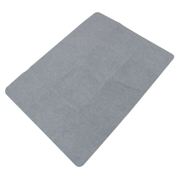 CRAFTHROU Mat for Chair on Carpet 1Pack 120X90X1in Grey Polyester for Bathrooms