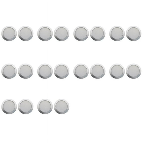 20X Ceiling Speaker Grille, 4-Inch Ceiling Embedded Audio Speaker Grille(Silver)