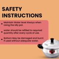 thumbnail image 4 of Compact 12 Stainless Steel Idly Maker With Encapsulated Sandwich Bottom - 3 Idly Plates+ 2 Steamer Plates For Momos + 1 Mini Idly Plate For Idly & Dhokla - Silver, 3.5 Liters | Compact 12 Ultra, 4 of 5