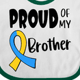 thumbnail image 4 of Inktastic Proud of my Brother Down Syndrome Awareness Boys or Girls Baby Bib, 4 of 4