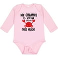 thumbnail image 3 of Inktastic Grammy and Papa Love Me Boys or Girls Long Sleeve Baby Bodysuit, 3 of 5