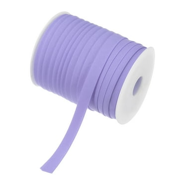 Uxcell Double Fold Bias Tape 1/2 Inch 55 Yards Cotton Bias Binding Tape Bulk for Sewing Lilac