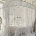 thumbnail image 5 of Bed Curtain Canopy Bed Canopy Bed with Frame Double Layer Curtains Canopy Double Layer Canopy for Girls and Adults Bedroom, 5 of 6