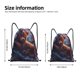 thumbnail image 2 of Fotbe Lazy Stone Bear Bolsa Mochila con Cordón Estampada, Bolsa de Gimnasio Deportiva, Bolsa Cinch, Bolsa con Cordón para Hombres y Mujeres-Medium, 2 of 6
