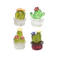 thumbnail image 2 of 4 Piezas de Adornos Interiores para AutomóViles, Figuras ArtíSticas Cactus, DecoracióN del Hogar, Cactus Plantas en Miniatura Manualidades Escritorio A, 2 of 5