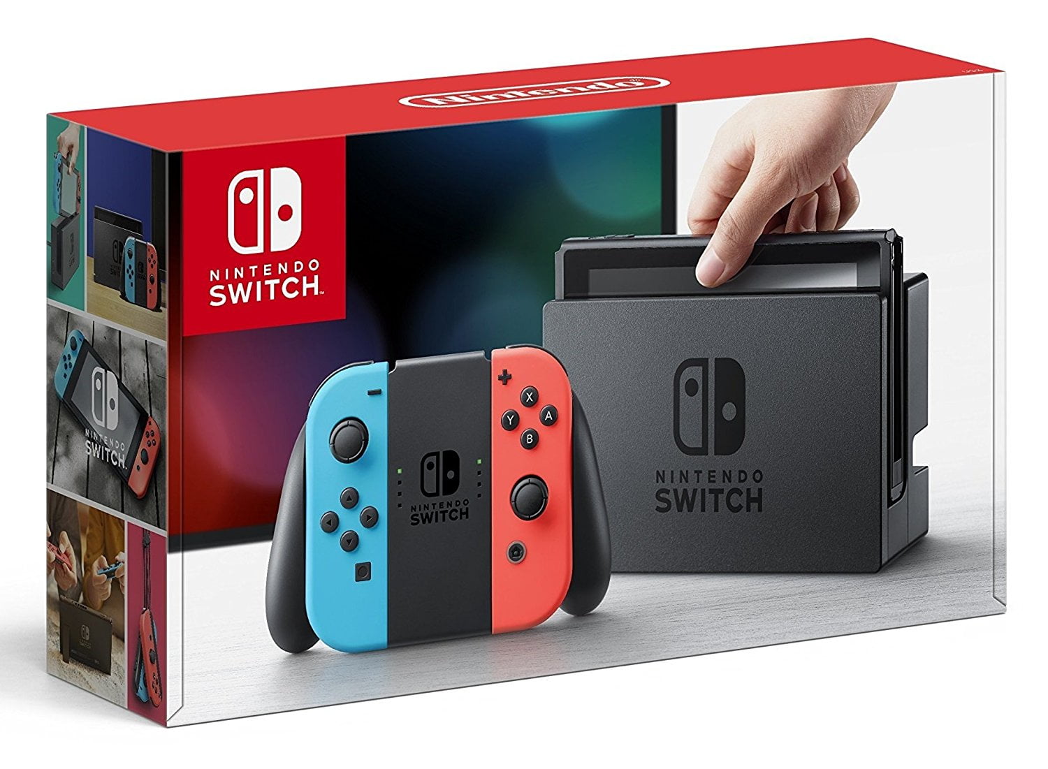 Neon Blue and Neon Red Joy-Con 