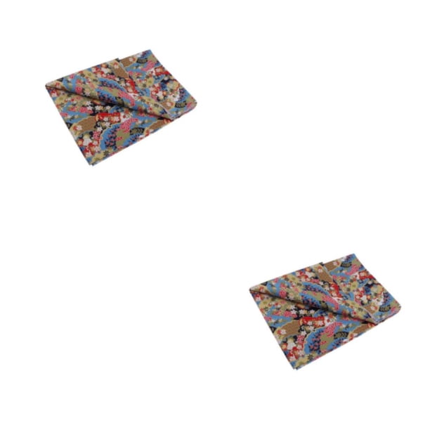 Wosthever Material de costura de retazos de tela de algodón con ondas bronceadoras impresas Type1