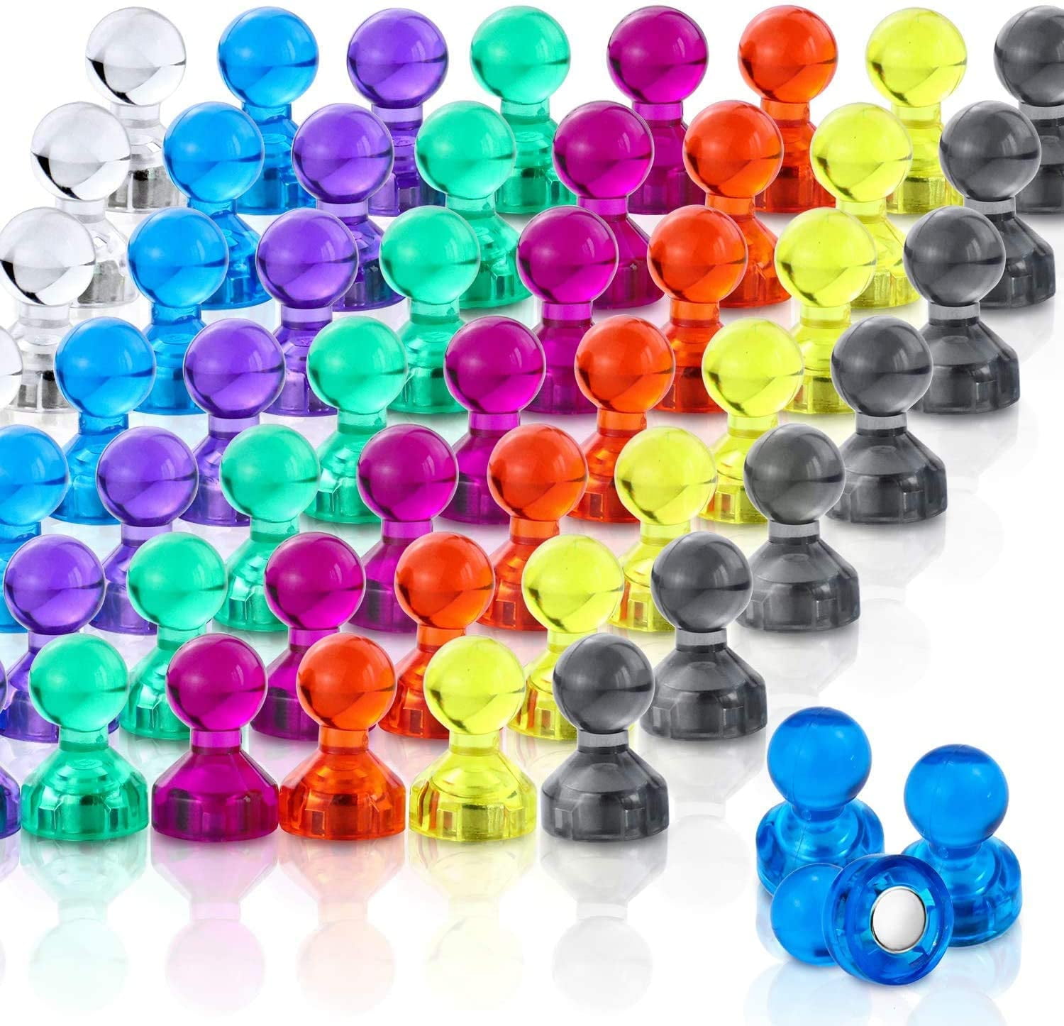 Snap 40 Pack 8 Colors Fridge Colorful And Practical