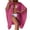P-Rose Red, variant on Swimsuit Cover Up for Women Plus Size Button Up Shirts Chiffon Kimono Cardigan Casual Beach Cover Ups Shermie