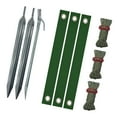 thumbnail image 1 of Kit de estacas para árboles de alta resistencia, herramientas de jardinería, estacas y soportes para árboles fáciles de usar Estaca plateada, 1 of 9