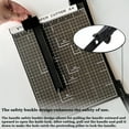 thumbnail image 4 of ALORHARDRO 12.87" Paper Cutter for Cardstock, A4 Stack Guillotine Paper Trimmer with Adjustable Guide, Cut 10-Sheets Capacity, Metal Base with 1/2" Gridlines, Paper Slicer, 4 of 10
