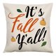thumbnail image 3 of Juego de fundas de almohada de lino de otoño con forma de calabaza, 45 x 45 cm (juego de 4), 3 of 3