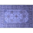 thumbnail image 1 of Ahgly Company Machine Washable Indoor Rectangle Persian Blue Traditional Area Rugs, 2' x 3', 1 of 4