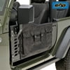 EAG Pocket Tubular 2 Door with Cargo Cover and Side View Mirror Fit for 07-18 Wrangler JK 2 Door Only