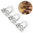 thumbnail image 2 of Stainless Guitar Finger Picks Adjustable Finger Thumb Picks For Guitar Banjo 8pc - Jxlgv, 2 of 4