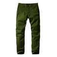 thumbnail image 2 of Matchstick Men's Cotton Slim Fit Stretch Casual Chino Pants for Work Jogger Training, 2 of 10