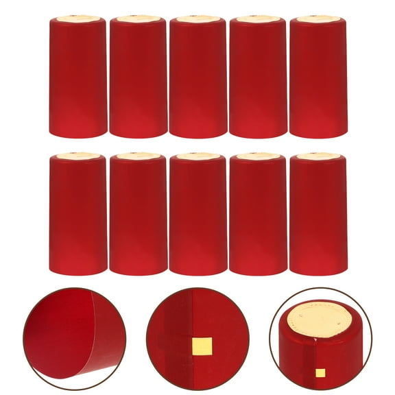 HOMOBABE Heat Shrink Capsules Red Wine Bottle Decoration 100Set