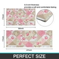 thumbnail image 7 of Pioneer Flower Floral Print Pattern Kitchen Rugs Sets Of 2,Anti Fatigue Kitchen Mat Rugs Non Slip Washable,Decorative Kitchen Floor Mats for Kitchen,Sink,Laundry,17"x30"+17"x47", 7 of 7
