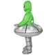thumbnail image 3 of 1 disfraz inflable de extraterrestre, disfraz de muñeca de dibujos animados, disfraz inflable divertido, 3 of 8