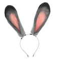 thumbnail image 1 of Diadema con orejas de conejo, bonita banda para el cabello para fiestas navideñas, cumpleaños, presentaciones en, 1 of 7