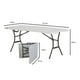thumbnail image 4 of Mesa Lifetime Plegable Rectangular Blanco, 4 of 4
