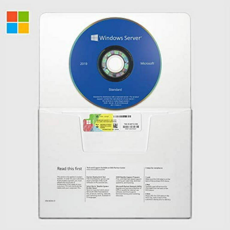 Windows Server 2019 Standard 16 Core OEM English Version Windows Server 2019 Standard 16 Core OEM English Version