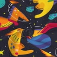 thumbnail image 6 of Geaub Dinosaurs in Space Women's Short Wrap Skirt, Beach Sun Protection Shawl, Swimsuit Bra, Swimwear Tunic, 6 of 7