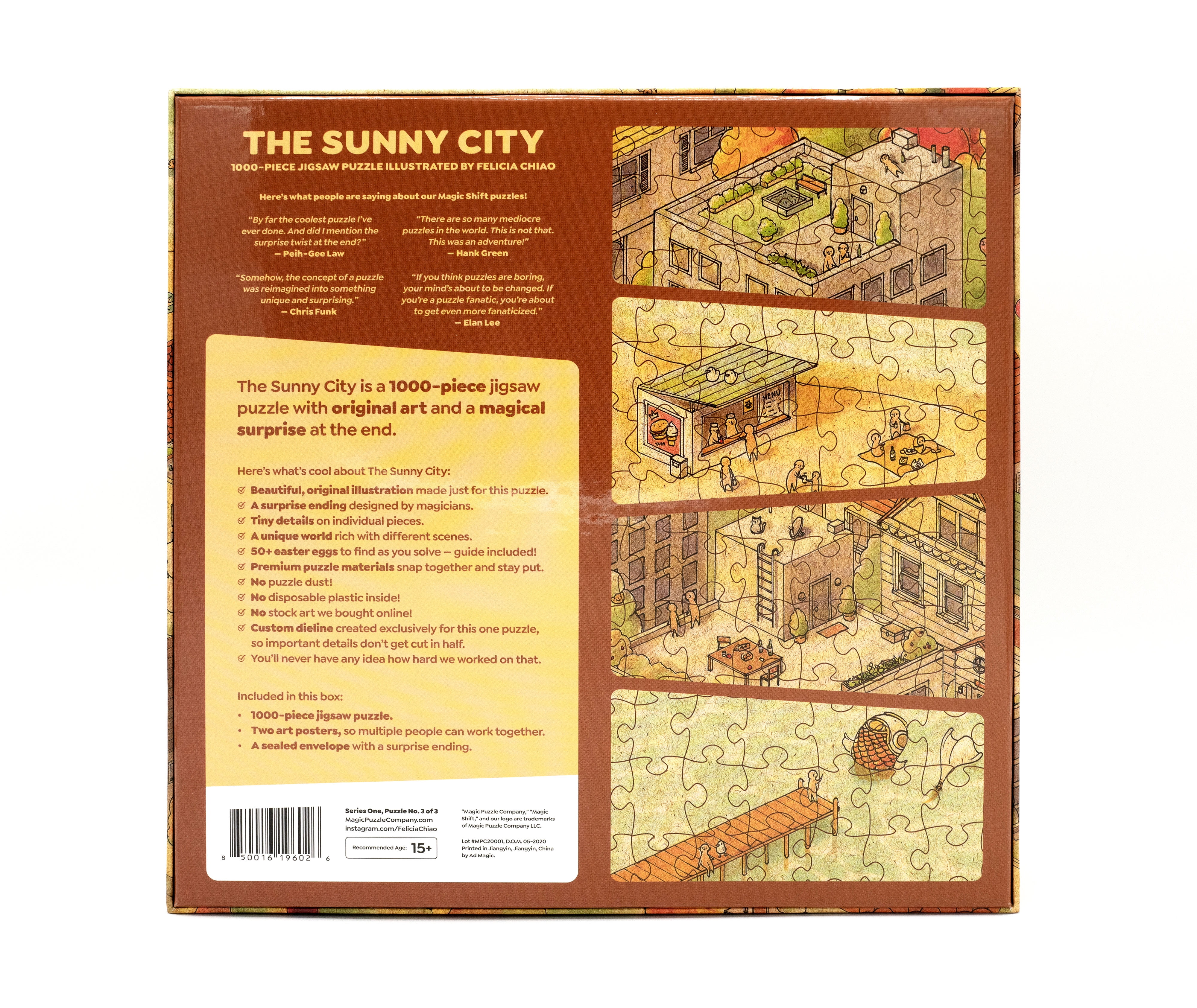 マジックパズルカンパニー THE SUNNY CITY ジグソーパズル The Sunny City • 1000-Piece Jigsaw Puzzle from The Magic