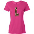 thumbnail image 3 of Inktastic Leopard Print Letter L Women's T-Shirt, 3 of 5