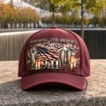 thumbnail image 5 of 9/11 25th Anniversary Hat 911 We Will Never Forget Baseball Cap Patriotic Vintage Hats for Men Women, 5 of 6