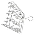 thumbnail image 2 of Estante de secado redondo cuadrado con forma de ciruela, calcetín, ropa interior, tendedero para exteriores, secador, colgador de ropa, Clips de toalla multifuncionales Inevent JJ19167-18, 2 of 2