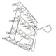 thumbnail image 2 of Estante de secado redondo cuadrado con forma de ciruela, calcetín, ropa interior, tendedero para exteriores, secador, colgador de ropa, Clips de toalla multifuncionales Monstrate JJ19167-18, 2 of 4