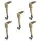 thumbnail image 1 of 5 soportes para calcetines navideños, colgadores para calcetines de chimenea, colgadores de guirnaldas de metal. Estilo B, 1 of 9